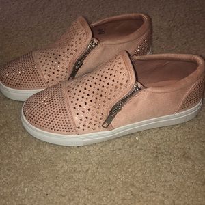 Pink report kids shoes